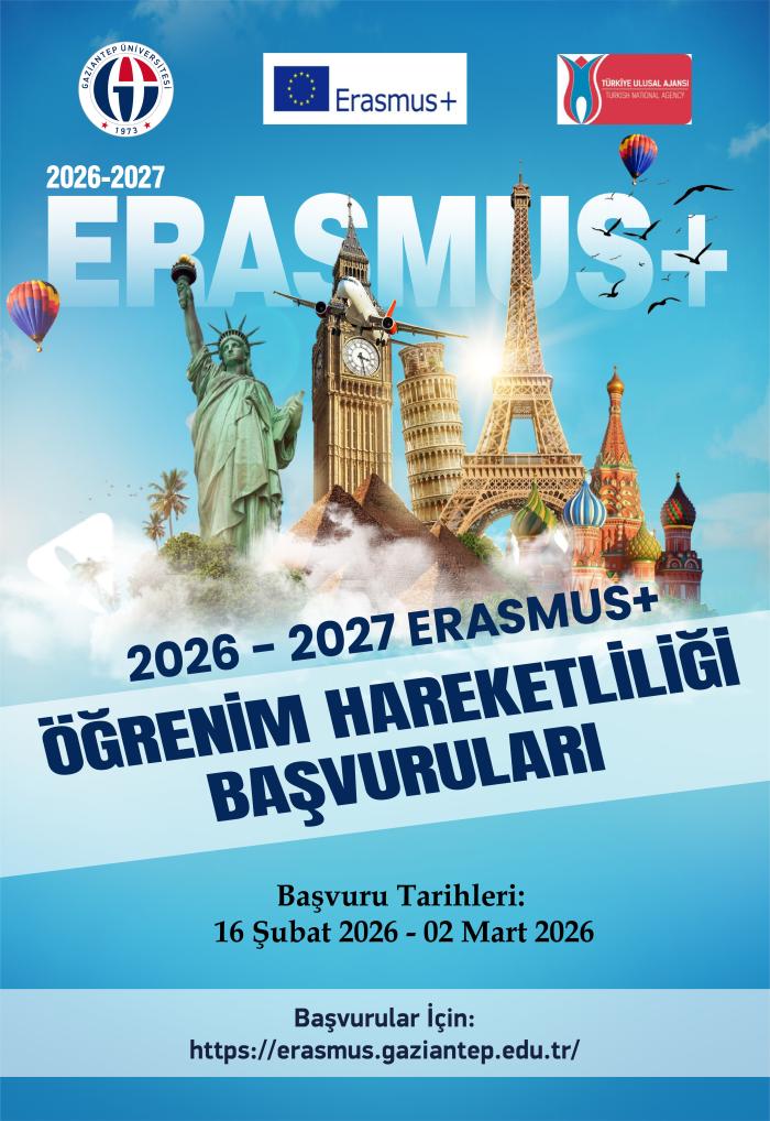 Erasmus Öğrenim Hareketliliği Başvuruları