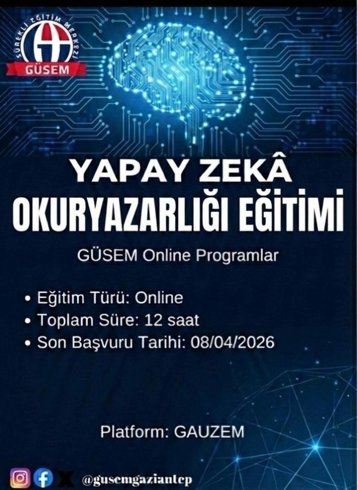 Yapay Zeka Okuryazarlığı Eğitimi