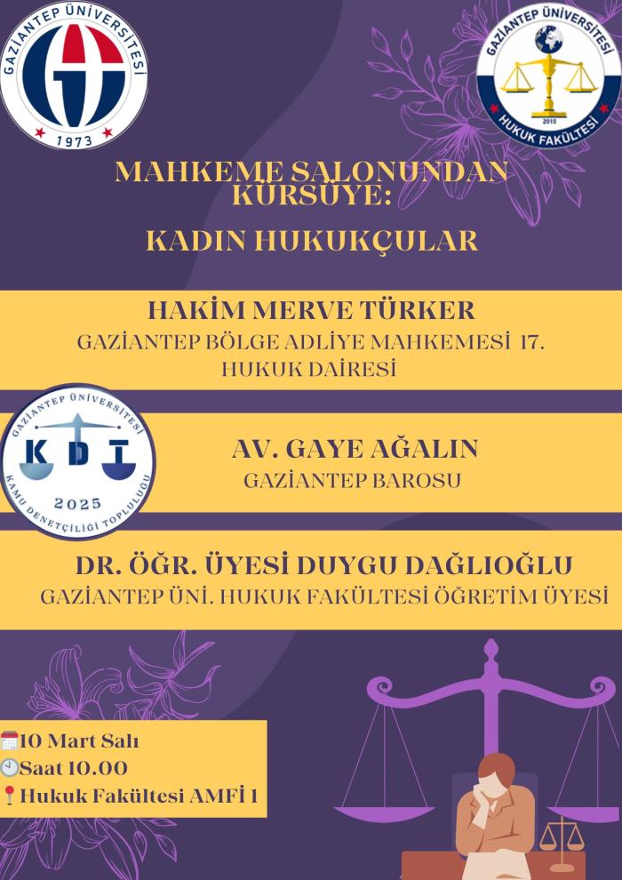 Mahkeme Salonundan Kürsüye: Kadın Hukukçular