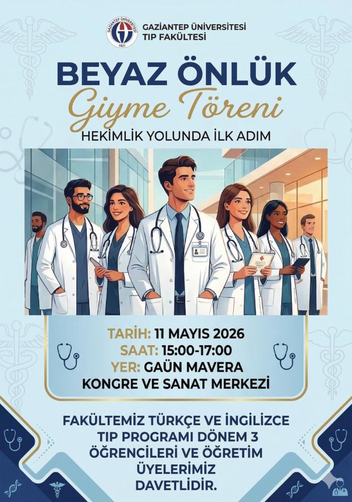 Tıp Fakültesi Beyaz Önlük Giyme Töreni