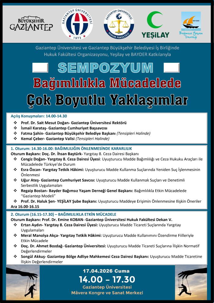 Bağımlılıkla Mücadelede Çok Boyutlu Yaklaşımlar Sempozyumu