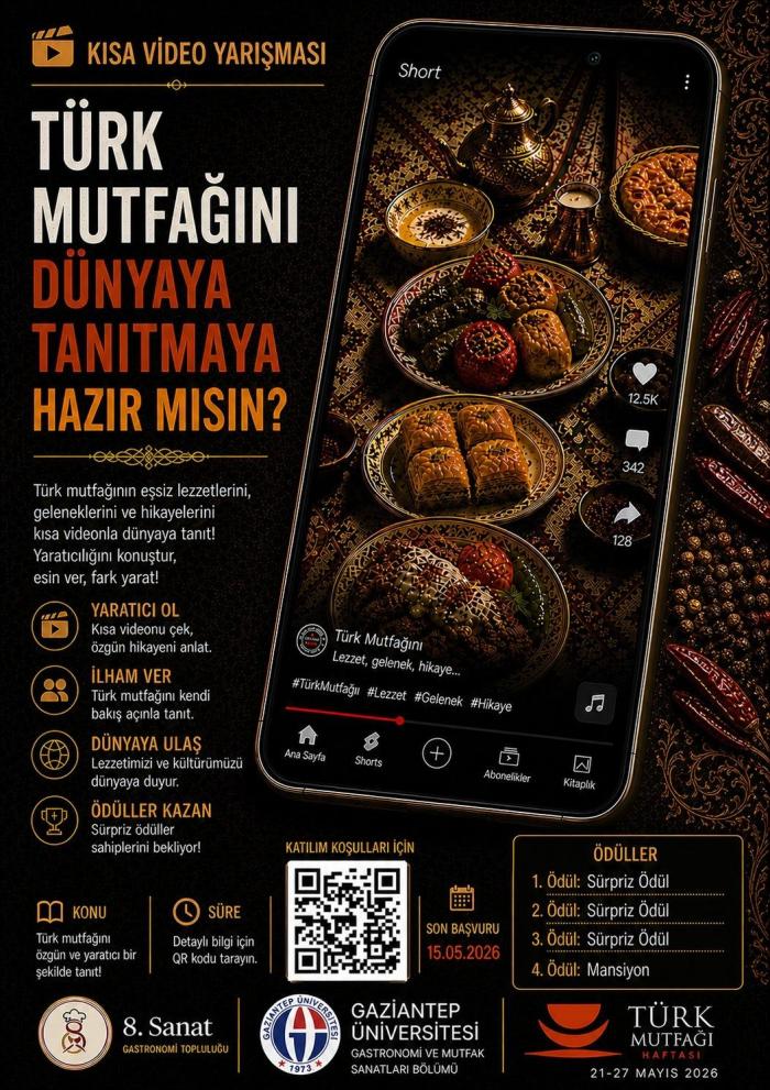 Türk Mutfağı Tanıtımı Kısa Video Yarışması