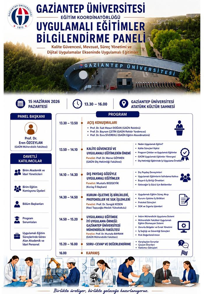Uygulamalı Eğitimler Bilgilendirme Paneli