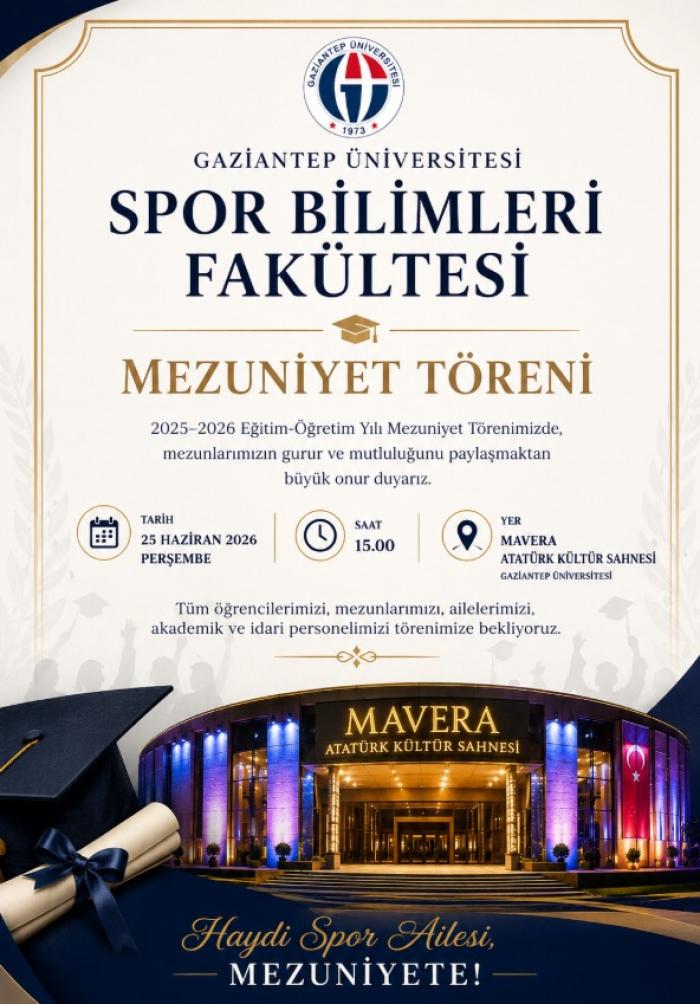 Spor Bilimleri Fakültesi Mezuniyet Töreni