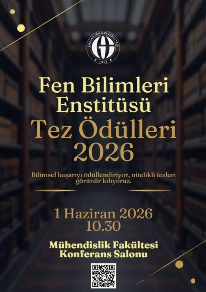 Fen Bilimleri Enstitüsü Tez Ödülleri 2026