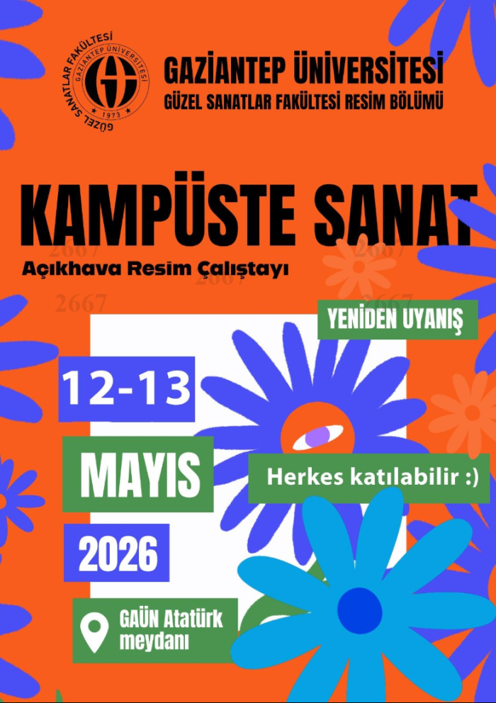 Kampüste Sanat: Açıkhava Resim Çalıştayı
