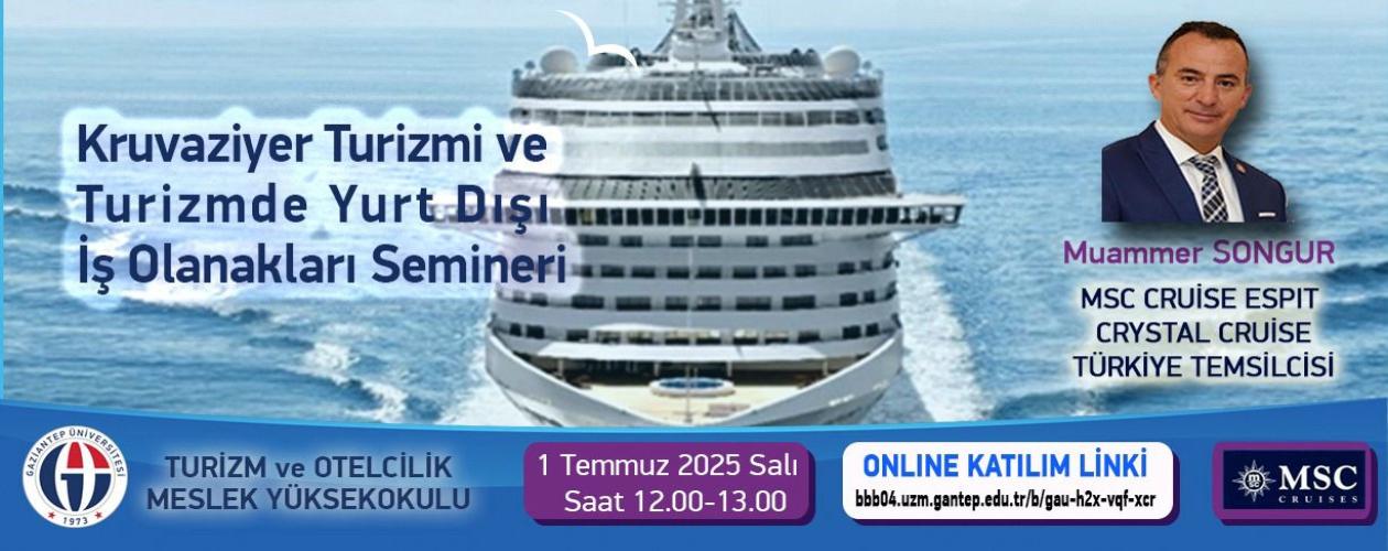 Kruvaziyer Turizmi ve Turizmde Yurt Dışı İş Olanakları