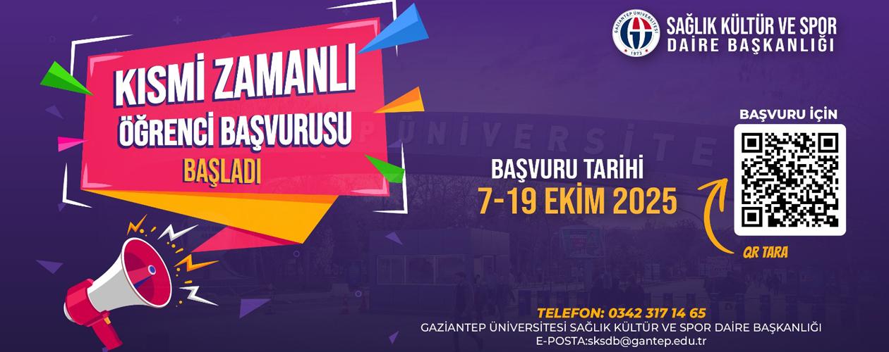 Kısmi Zamanlı Çalışma Öğrenci Başvuru