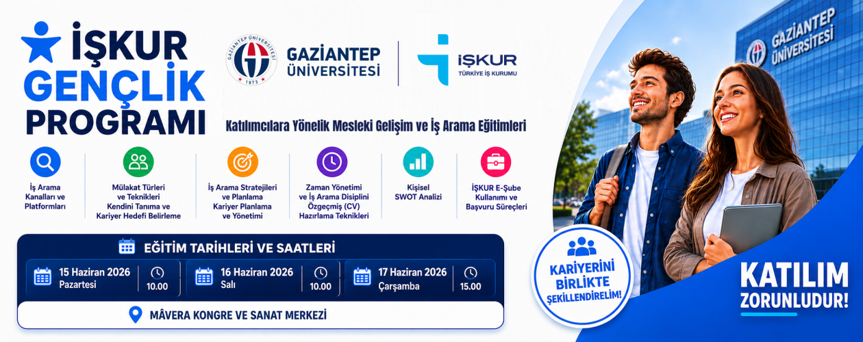 İŞKUR Gençlik Programı Katılımcılarına Yönelik Mesleki Gelişim ve İş Arama Eğitimleri