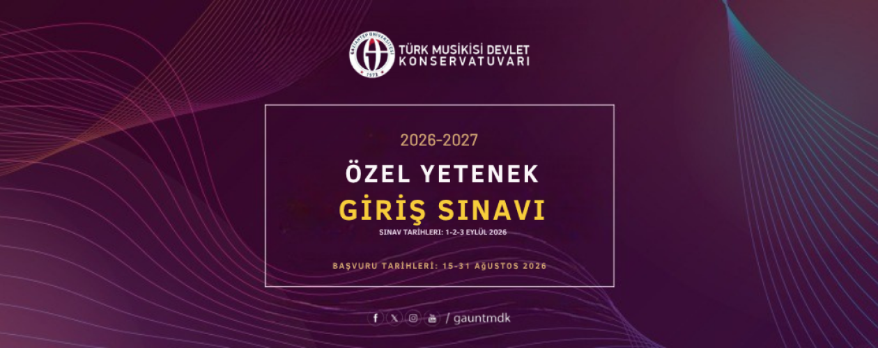 TMDK Özel Yetenek Sınavı Duyurusu