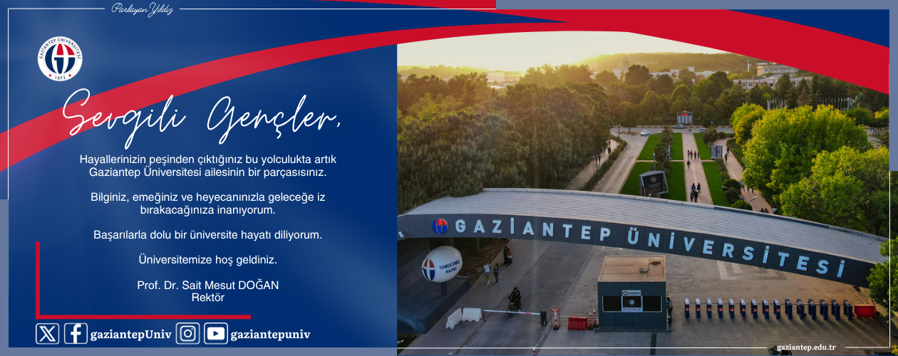 Rektörümüz Sn. Prof. Dr. Sait Mesut DOĞAN'dan Üniversitemize Hoşgeldiniz Mesajı Slider