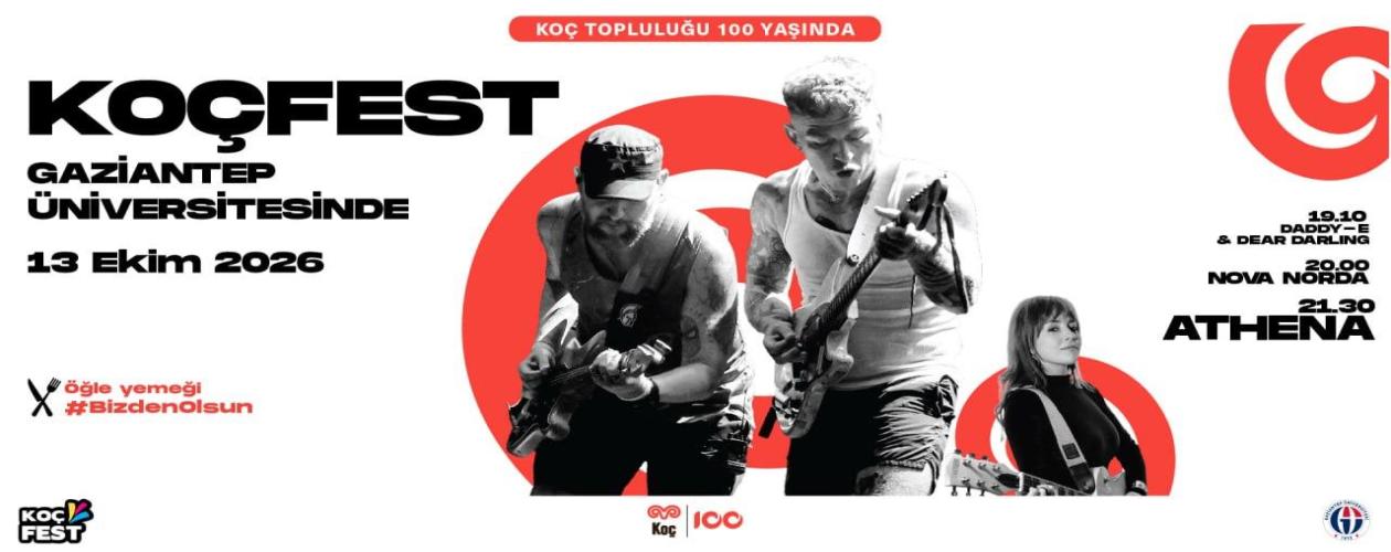 KoçFest 2026 GAÜN'de