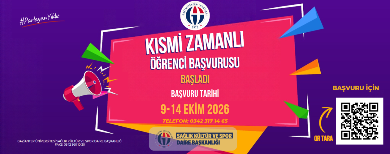 Kısmi Zamanlı Öğrenci Başvuruları