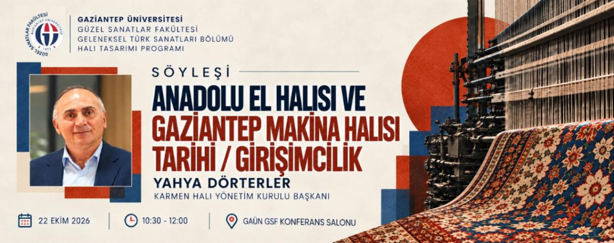 Anadolu El Halısı ve Gaziantep Makina Halısı/Girişimcilik Slider
